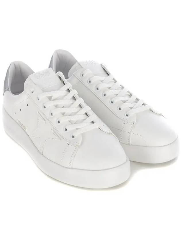 Men's Pure Star Silver Heel Low Top Sneakers White - GOLDEN GOOSE - BALAAN 2