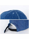 Logo Denim Ball Cap Navy - MIU MIU - BALAAN 6