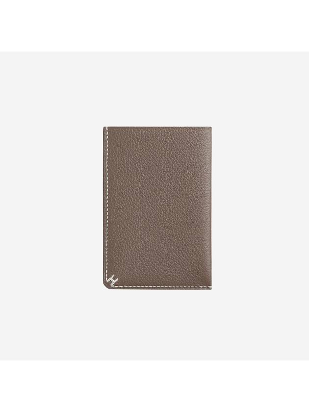 H Sellier Card Wallet Brown - HERMES - BALAAN 1