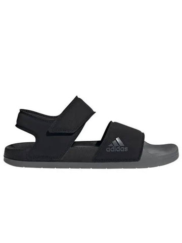 Adilette Sandals HP3007 CBLACK GREFIV C Black 643738 - ADIDAS - BALAAN 1