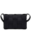 Bottega Veneta Lambskin Leather Cassette Bag Black 578004 VMAY1 1229 - LOUIS VUITTON - BALAAN 2