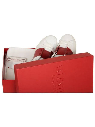 Hidden Color Combination Low-Top Sneakers White Red - VALENTINO - BALAAN 2