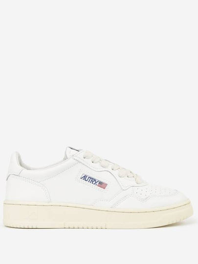 Medalist Leather Low Top Sneakers White - AUTRY - BALAAN 2