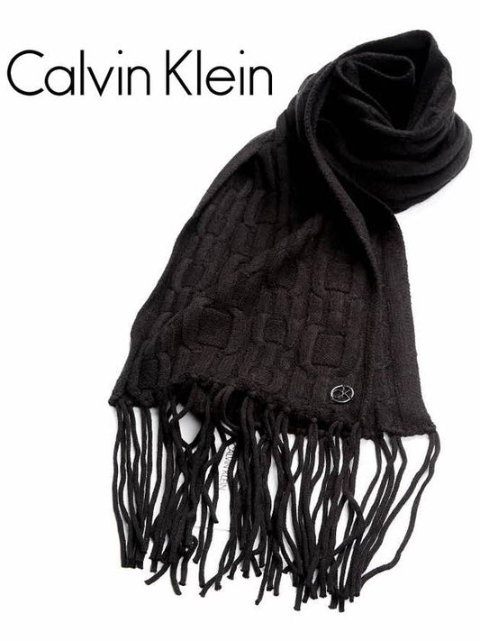 chain knit muffler scarf - CALVIN KLEIN - BALAAN 1