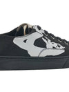 Plimsoll ORB Print Low Top Sneakers  Black - VIVIENNE WESTWOOD - BALAAN 11