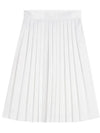 Women's Dorothea Pleated Skirt White - J.LINDEBERG - BALAAN 2