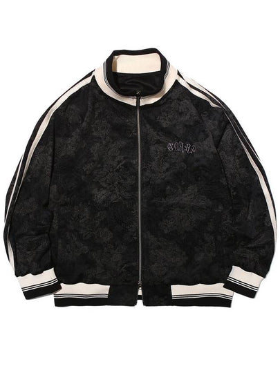 Flower Paisley Vintage Track Jacket Black - OGARP - BALAAN 2