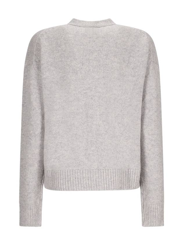 RELAXED CUT CASHMERE BLEND CARDIGAN - CALVIN KLEIN - BALAAN 2