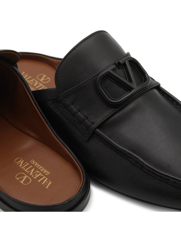 Valentino Garavani Flat Shoes Black - VALENTINO - BALAAN 4