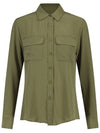 Premium Silk Long Sleeve Shirt Apple Green - RS9SEOUL - BALAAN 5