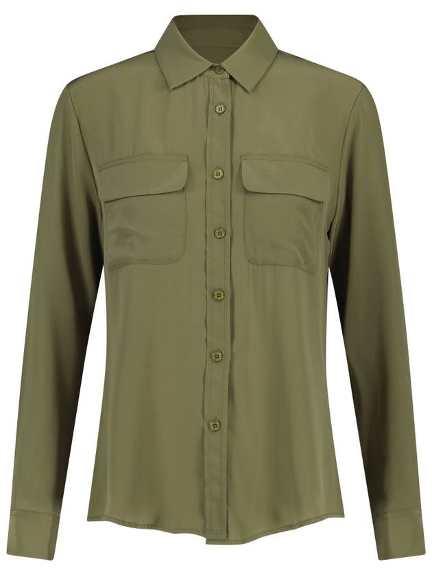 Premium Silk Long Sleeve Shirt Apple Green - RS9SEOUL - BALAAN 5