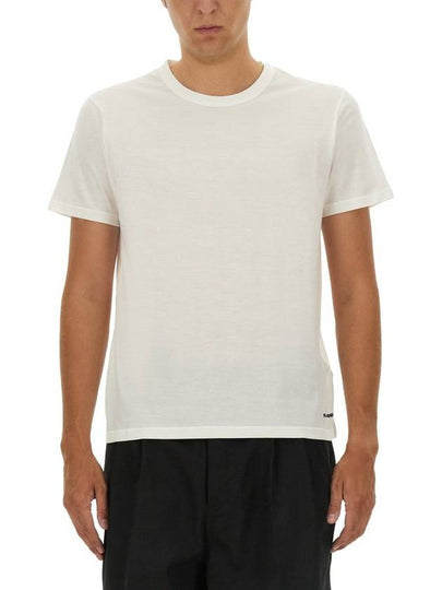 White Cotton T-Shirt J47GC0012J45031100 B0560954961 - JIL SANDER - BALAAN 2