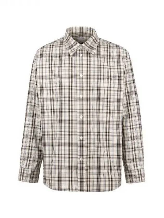 Check pattern cotton shirt 270223 - BOTTEGA VENETA - BALAAN 1