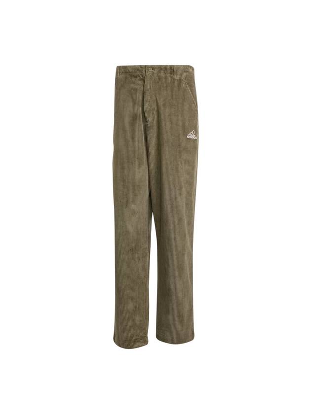 Cord Straight Pants Green - ADIDAS - BALAAN 1