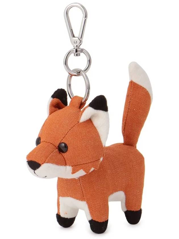 Medium Fox Charm Key Holder Rust - MAISON KITSUNE - BALAAN 3