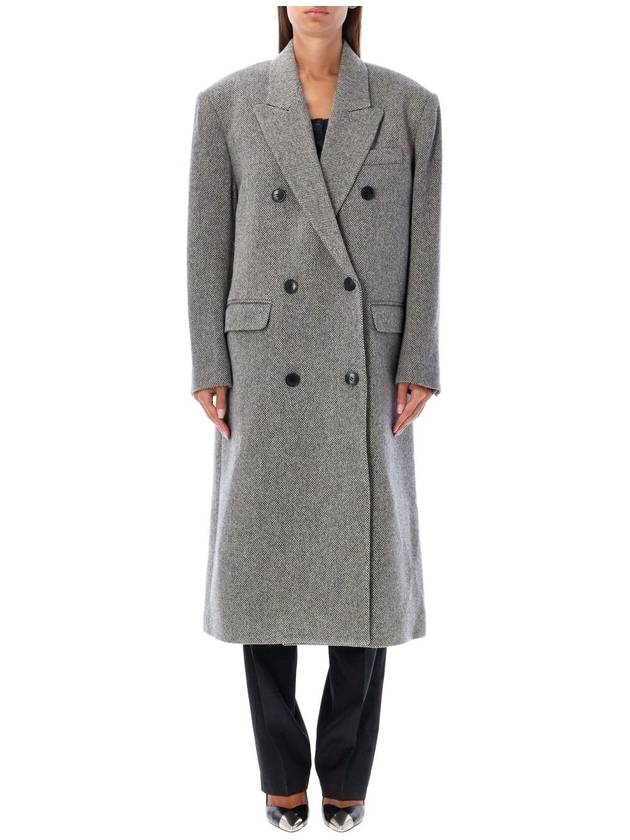 Rexana Double Coat Gray - ISABEL MARANT ETOILE - BALAAN 2