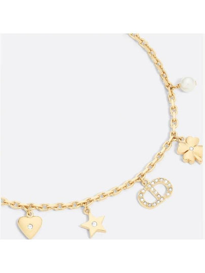 Petit CD Lucky Charms Bracelet Gold Finish Metal - DIOR - BALAAN 2