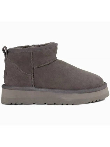 Classic Platform Ultra Mini Winter Boots Grey - OZWEAR UGG - BALAAN 1