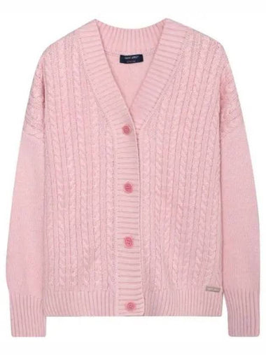 Women's Alba Cardigan Pink - SAINT JAMES - BALAAN 1