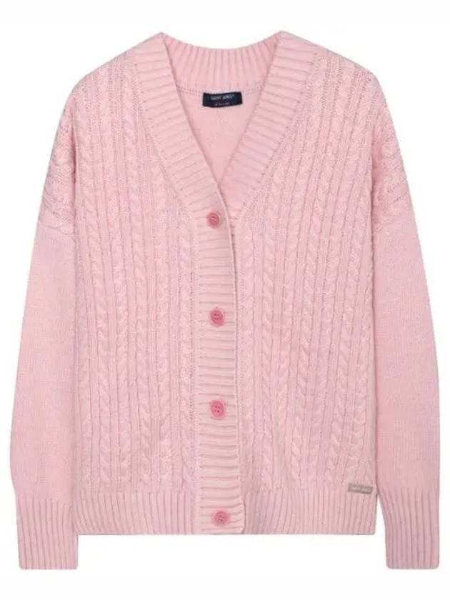 Women's Alba Cardigan Pink - SAINT JAMES - BALAAN 1