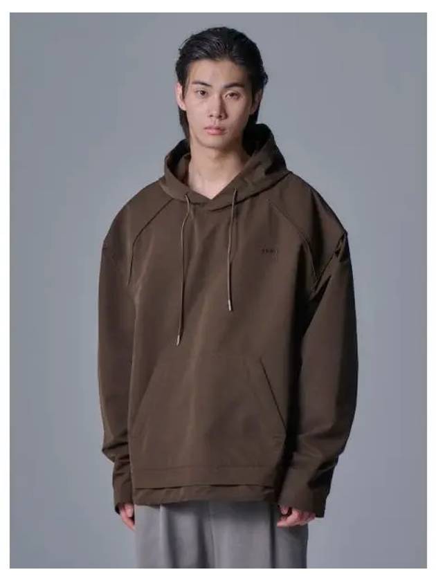 Dex Piping Hoodie Hooded Sweatshirt Brown Domestic Product GM0024041842061 - JUUN.J - BALAAN 1