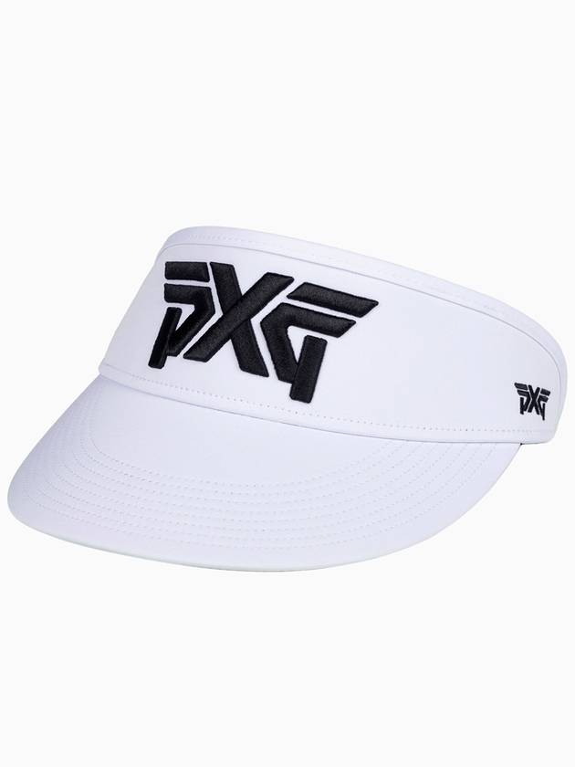 Embroidered Logo Tall Visor Sun Cap Golf Hat White H 22000013 WHT - PXG - BALAAN 1