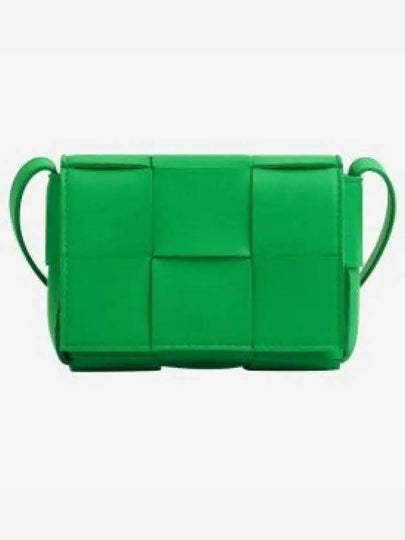 Intrecciato Cassette Small Cross Bag Green - BOTTEGA VENETA - BALAAN 2