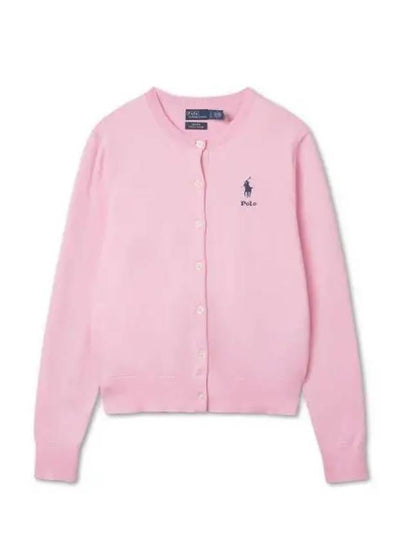 New Pink Capsule W Cotton Blend Cardigan - POLO RALPH LAUREN - BALAAN 2