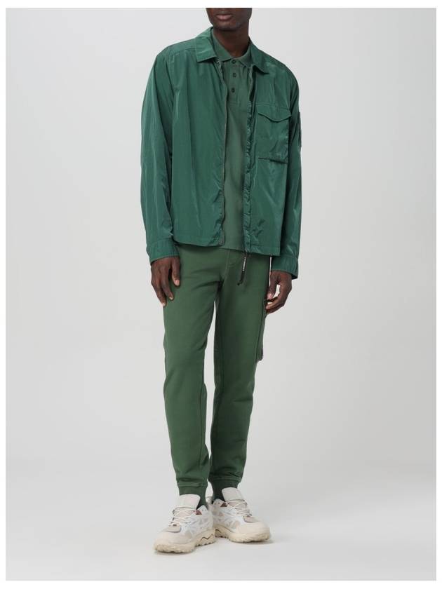 Chrome-R Pocket Over Long Sleeve Shirt Green - CP COMPANY - BALAAN 7