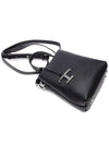 Micro Leather Mini Tote Bag Black - TOD'S - BALAAN 6