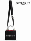 Mini G-Tote Shopping Bag In Canvas Black - GIVENCHY - BALAAN 8