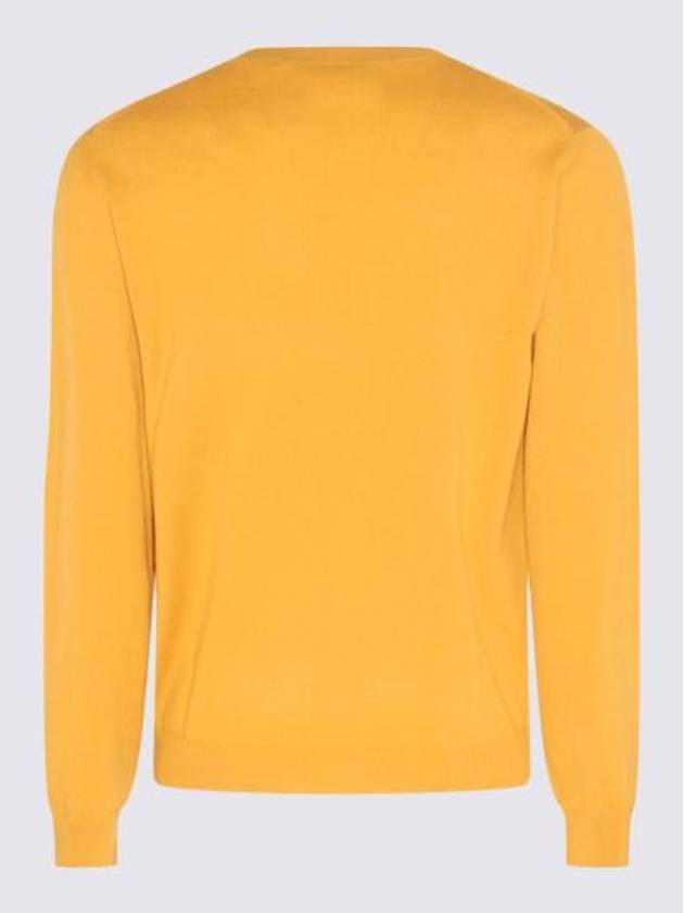 Men's Horsebit Crew Neck Cashmere Knit Top Orange - GUCCI - BALAAN 3