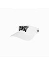 Men Women Golf Hat Faceted Sports Visor White New Logo - PXG - BALAAN 1