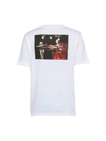 Caravaggio Paint Short Sleeve T-Shirt White - OFF WHITE - BALAAN 1