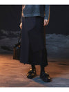 herringbone combination pleated skirt - PEOPLE OF THE WORLD - BALAAN 1