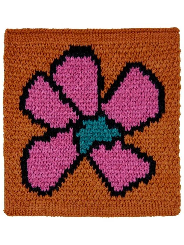 Flower Knit Coaster Orange - UNALLOYED - BALAAN 2