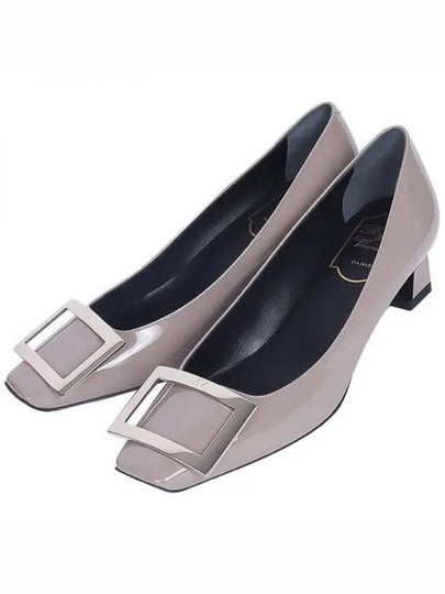 Trompette Metal Buckle Pumps Beige - ROGER VIVIER - BALAAN 2