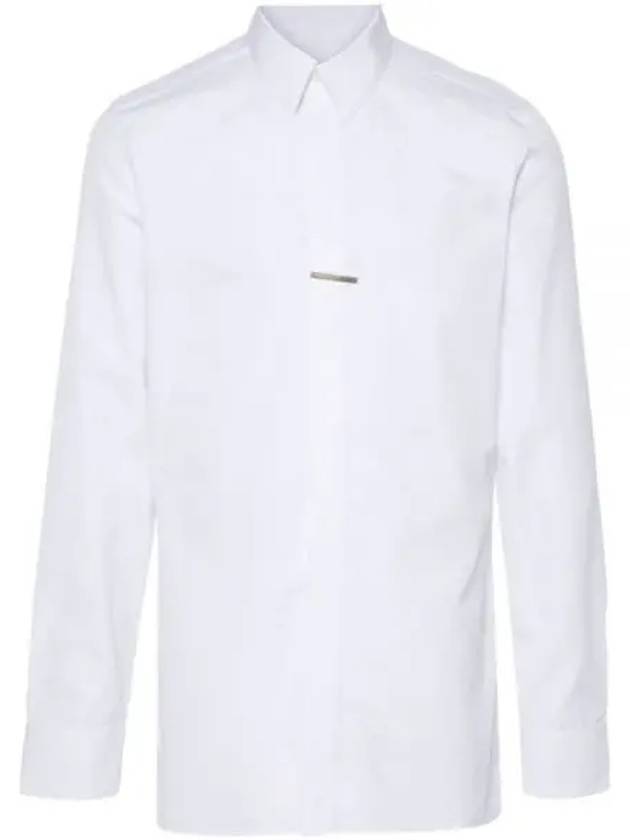 Classic Fit Poplin Long Sleeve Shirt White - GIVENCHY - BALAAN 2