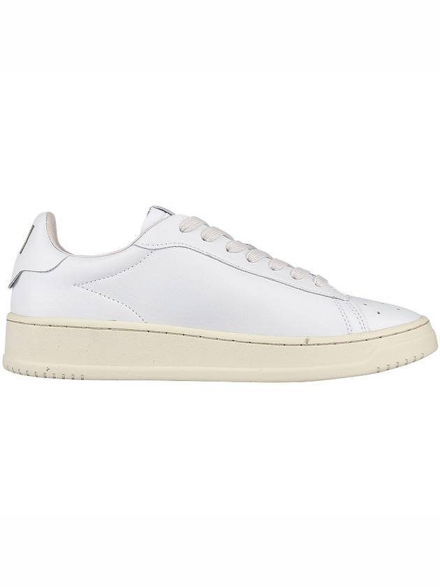 Dallas White Tab Leather Low Top Sneakers White - AUTRY - BALAAN 5