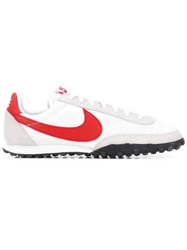 Waffle Racer Low Top Sneakers White Red - NIKE - BALAAN 1