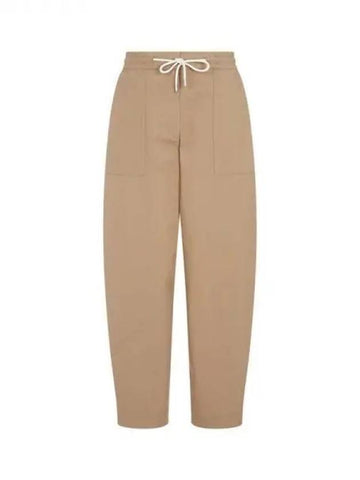 Women s String Banding Ripstop Pants Camel 271174 - EMPORIO ARMANI - BALAAN 1