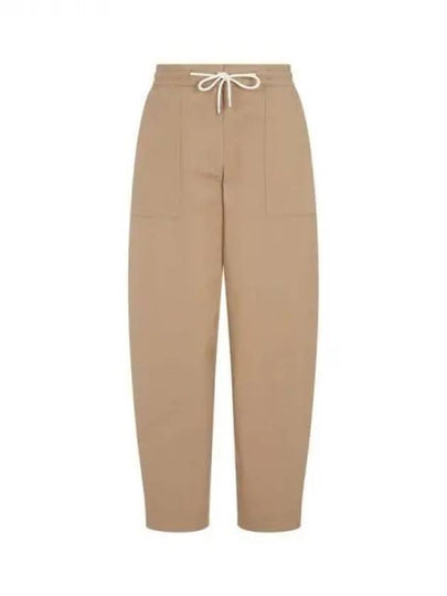 Women s String Banding Ripstop Pants Camel 271174 - EMPORIO ARMANI - BALAAN 1