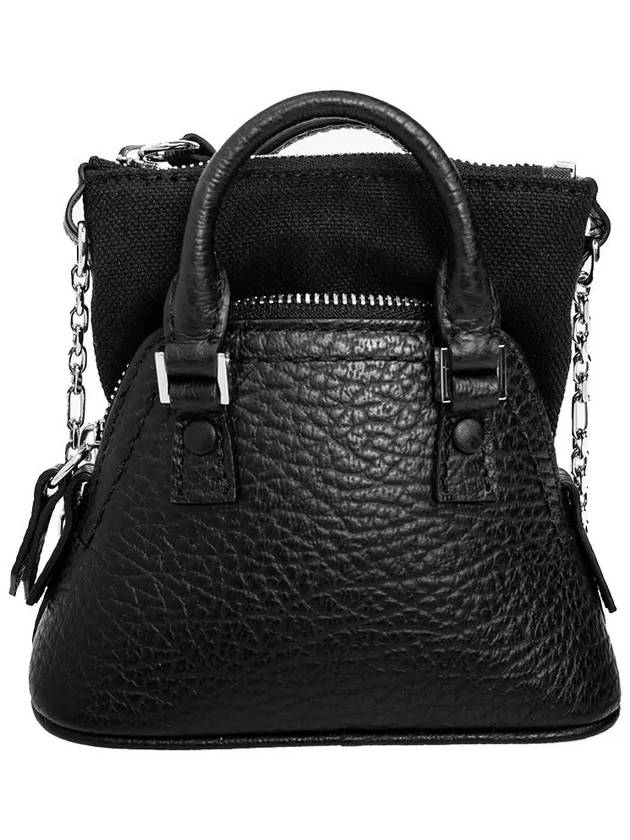 5AC Classic Baby Shoulder Bag Pale Black - MAISON MARGIELA - BALAAN 3