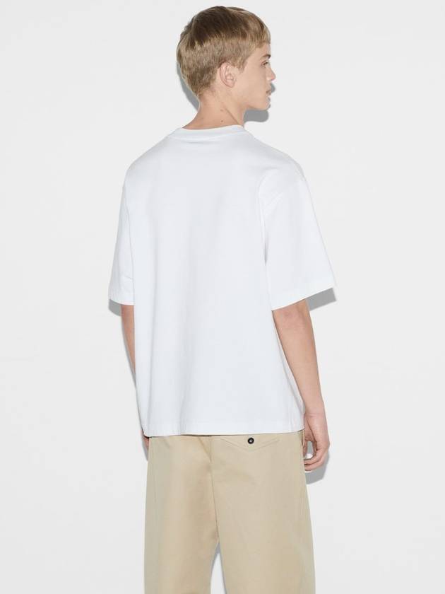 Logo Cotton Short Sleeve T-Shirt White - GUCCI - BALAAN 4