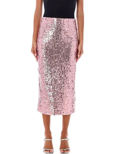 SEQUIN MIDI SKIRT - ROTATE - BALAAN 1