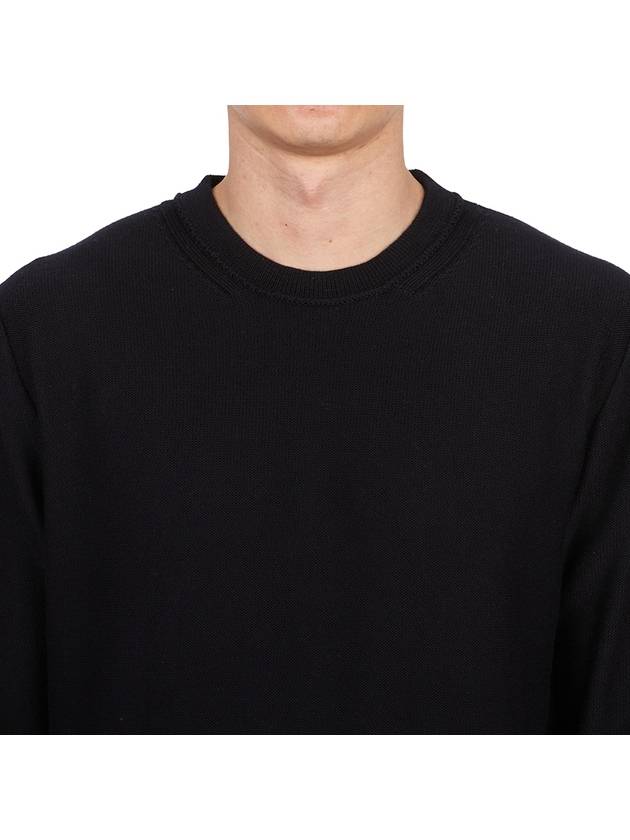 Ghost Piece Knit Top Navy - STONE ISLAND - BALAAN 6