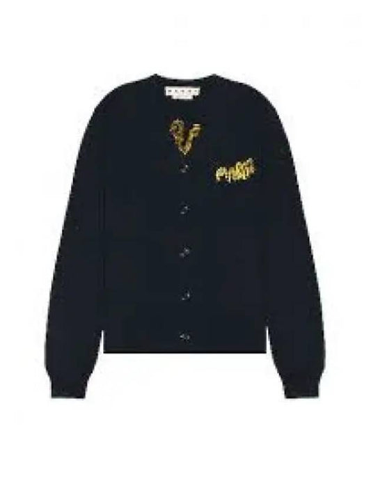 Logo Cardigan Black - MARNI - BALAAN 2