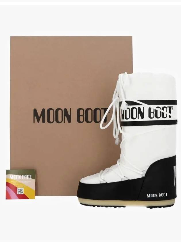 Logo Snow Winter Boots White - MOON BOOT - BALAAN 5