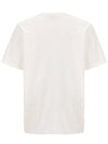 Speedy Fox Patch Comfort Short Sleeve T-Shirt White - MAISON KITSUNE - BALAAN 3