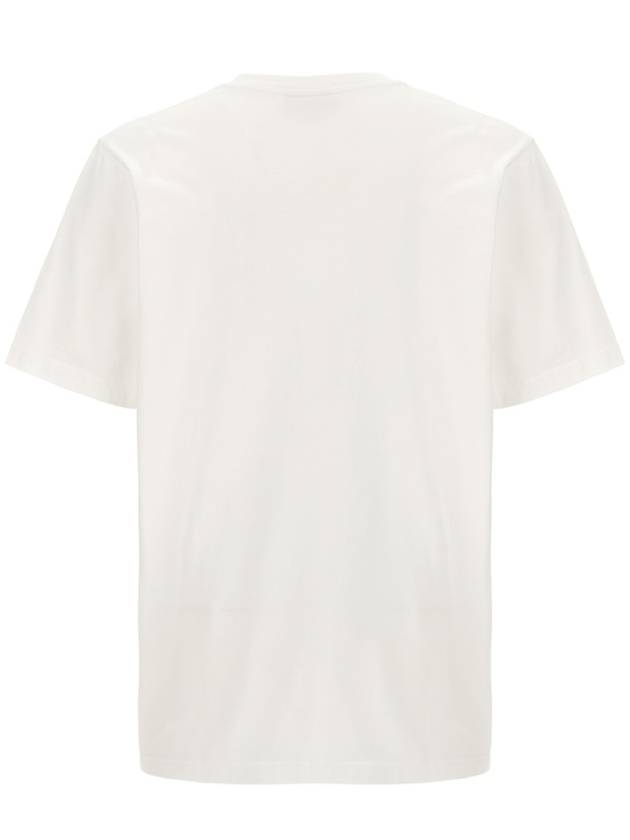 Speedy Fox Patch Comfort Short Sleeve T-Shirt White - MAISON KITSUNE - BALAAN 3